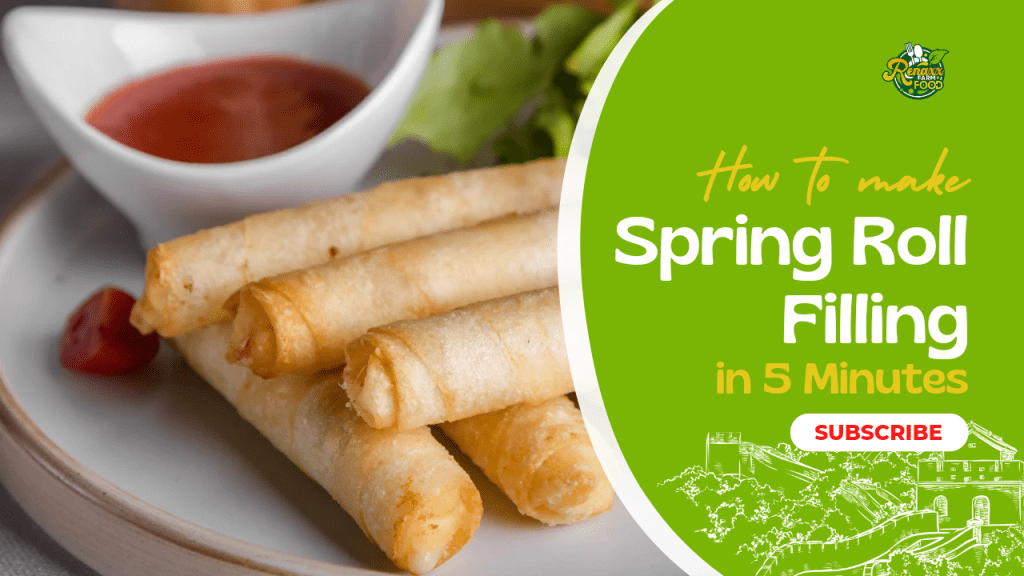 How to make Spring Roll Filling ( Small Chops&nbsp;Recipe)